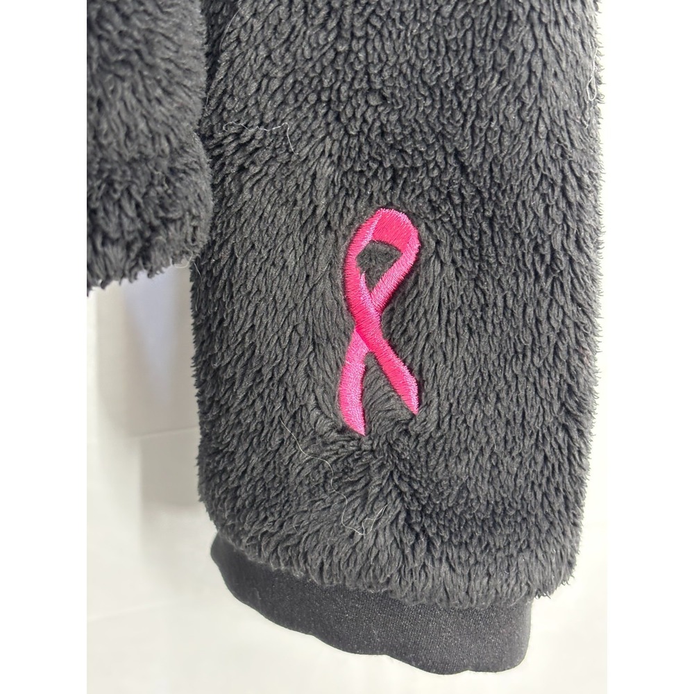 The North Face Osito Fleece Jacket Womens Black Breast Cancer Awareness‎ Medium - Picture 7 of 10
